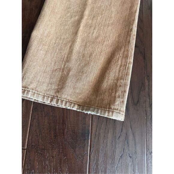 Lauren Ralph Lauren Tan Gold Studded Jeans - Picture 6 of 7